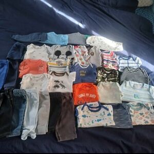 Infant Boys Clothes Bundle Size 0-3 Months